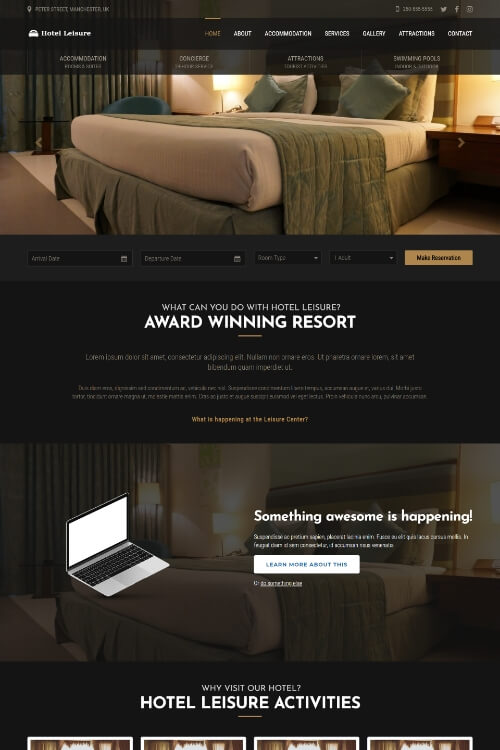 Website Builder for Hotels & Restaurants | Build Your Own Website